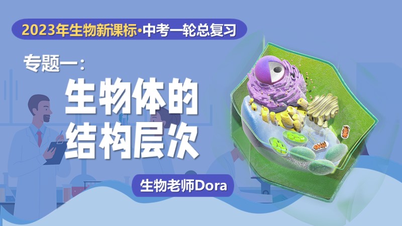 Dora的生物课堂 |中考复习专题1.1：生物体的结构层次