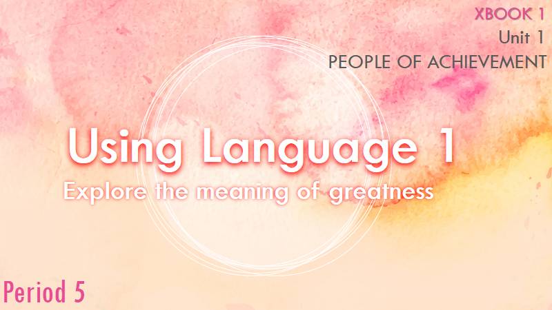 无忧英语pro|高中英语单元整体教学之选必修一Unit 1 Using Language 1（第五课时）（附教学设计、单元整体规划）