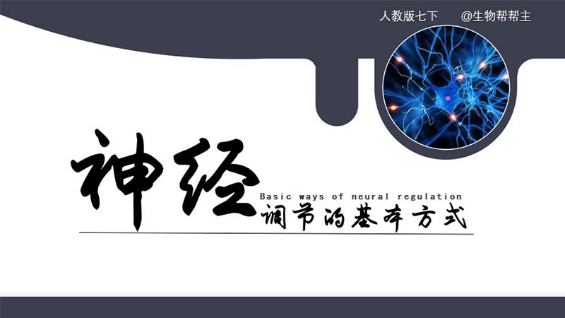 生物帮帮主 |七下原创课件《神经调节的基本方式》（无教案）